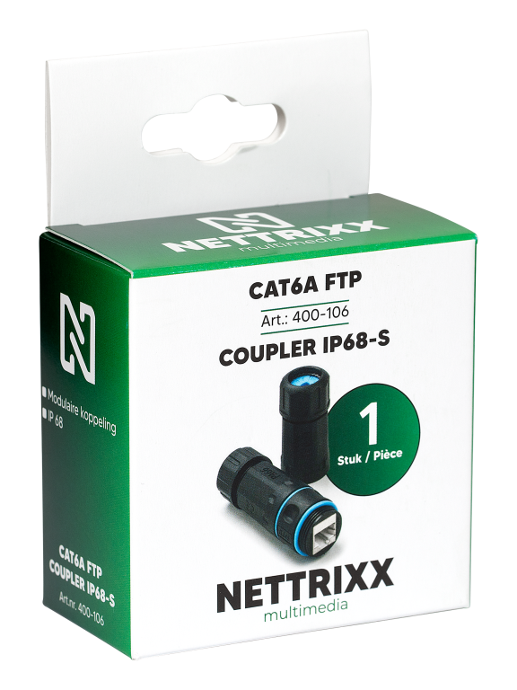 CAT6A STP COUPLER IP68-S