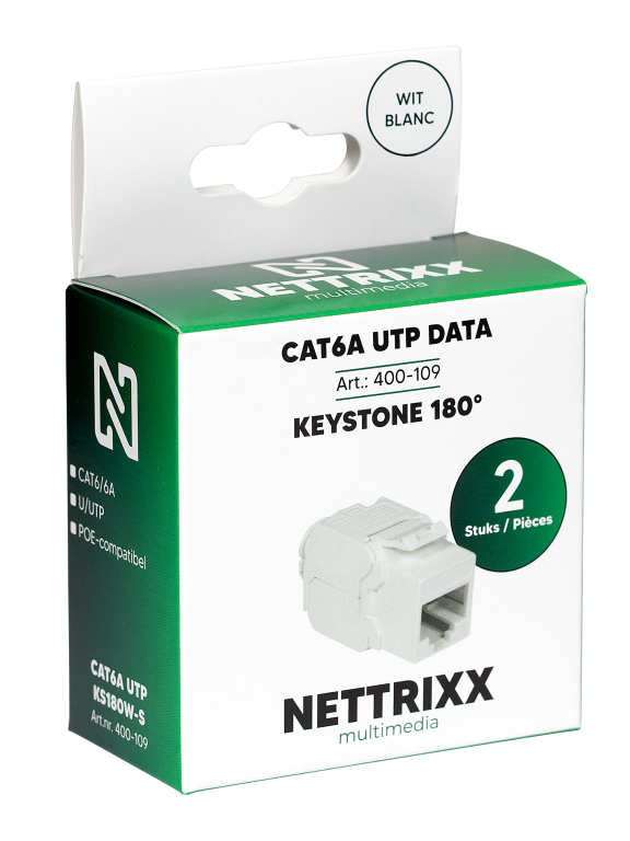 CAT6A UTP KS180W-S